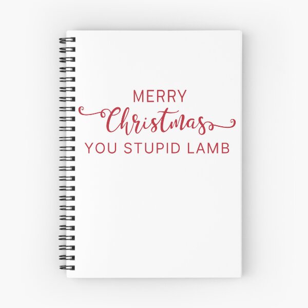 Item preview, Merry Christmas you stupid lamb designed and sold by SpiderMonkey913.