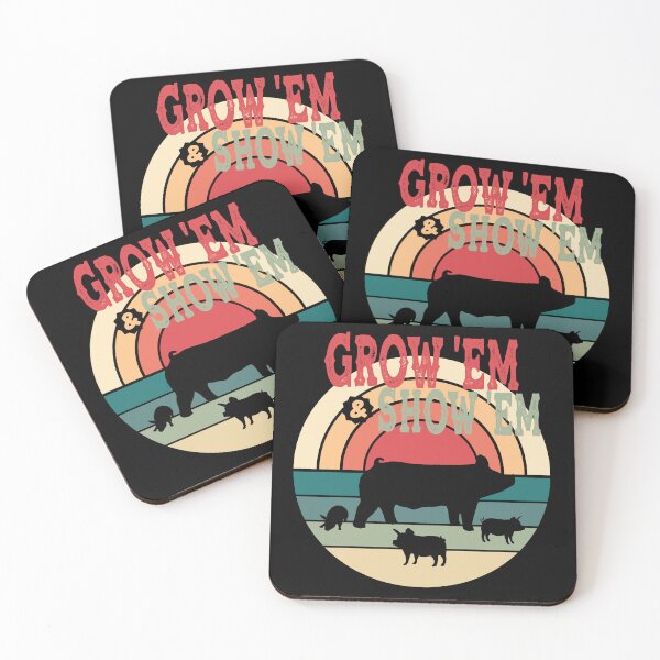 Item preview, Stock Show Pigs - Grow Em And Show Em - Market Pigs designed and sold by handsoftime2020.