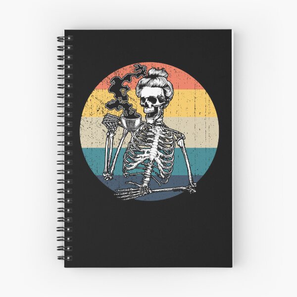Item preview, Skeleton Coffee Woman Halloween Skeleton Drinking Coffee Gear designed and sold by DynamicDesign.