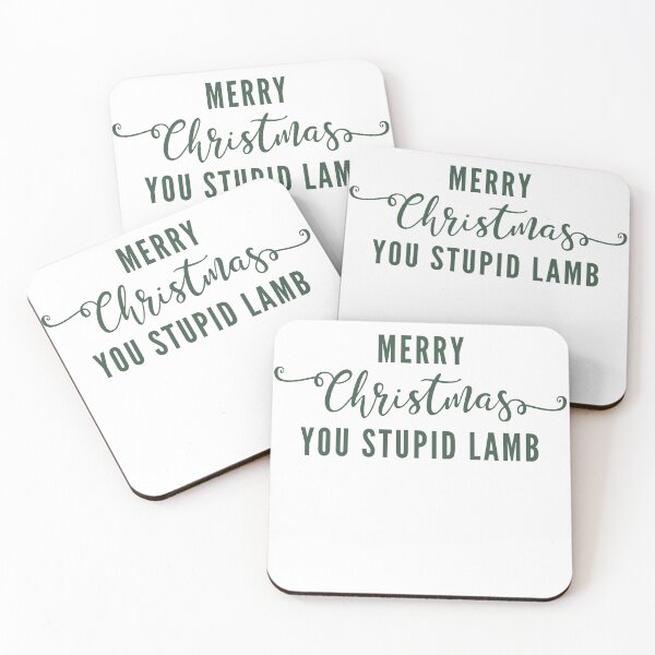 Item preview, Merry Christmas you stupid lamb designed and sold by SpiderMonkey913.
