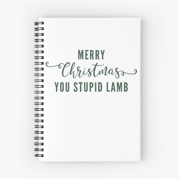 Item preview, Merry Christmas you stupid lamb designed and sold by SpiderMonkey913.