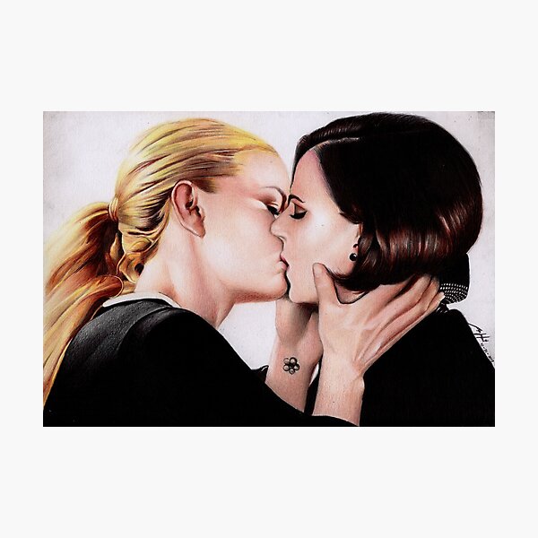 SwanQueen The Last Kiss Photographic Print