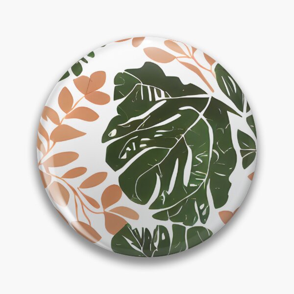 Item preview, tripical leaf floral pattern #14 designed and sold by supeart.