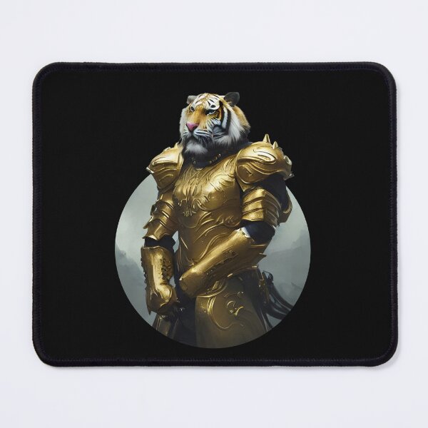 Item preview, Tiger in Golden Armor designed and sold by MktngMultiverse.