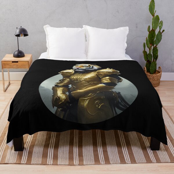Item preview, Tiger in Golden Armor designed and sold by MktngMultiverse.