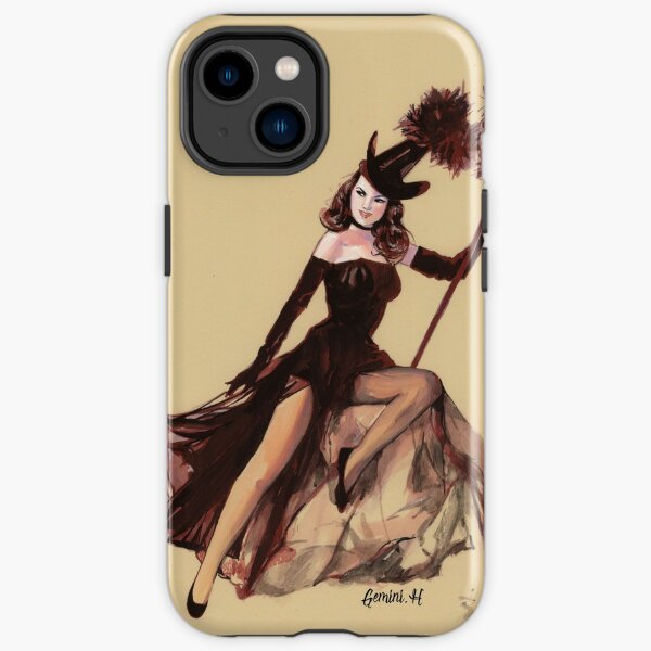 Witch and broom iPhone Tough Case