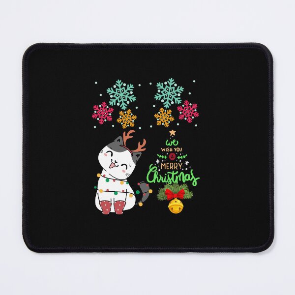 Item preview, Black santa cat tangled up in lights christmas santa | Merry Christmas funny cats sayings and quotes | gifts for Christmas designed and sold by ThanksVibe.
