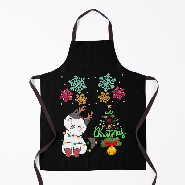 Item preview, Black santa cat tangled up in lights christmas santa | Merry Christmas funny cats sayings and quotes | gifts for Christmas designed and sold by ThanksVibe.