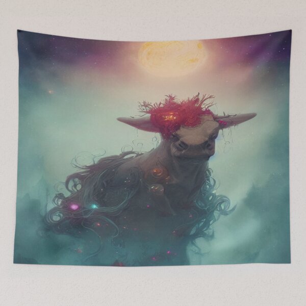 Item preview, Cosmic Rainbow Cow designed and sold by Itsheartshop.