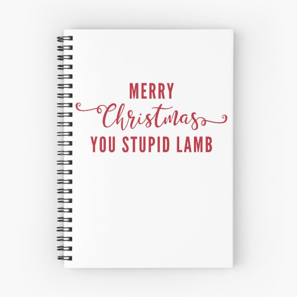 Item preview, Merry Christmas you stupid lamb designed and sold by SpiderMonkey913.
