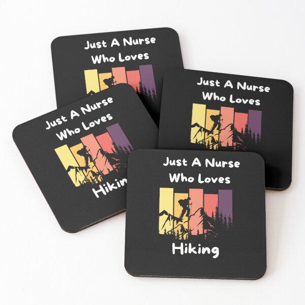 Item preview, Just a nurse who loves hiking Essential t-shirt designed and sold by imad-bentahar.