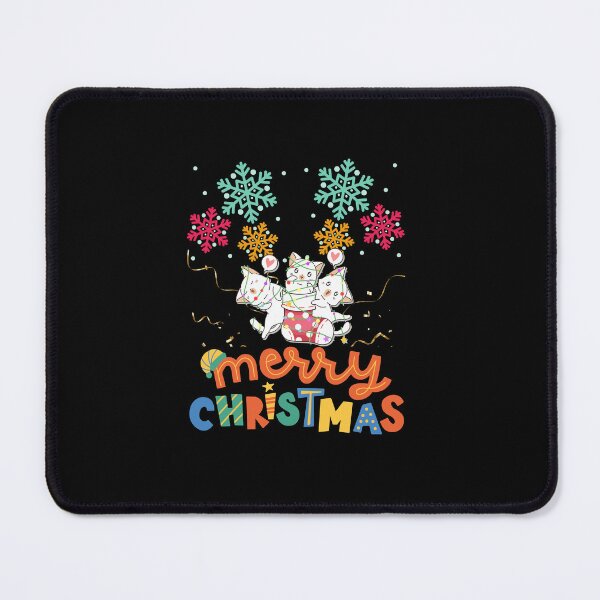 Item preview, Black santa cat tangled up in lights christmas santa | Merry Christmas funny cats sayings and quotes | gifts for Christmas designed and sold by ThanksVibe.