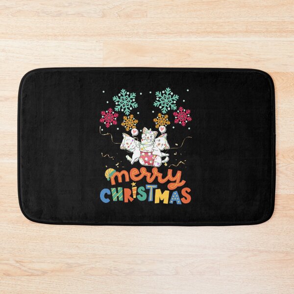 Item preview, Black santa cat tangled up in lights christmas santa | Merry Christmas funny cats sayings and quotes | gifts for Christmas designed and sold by ThanksVibe.