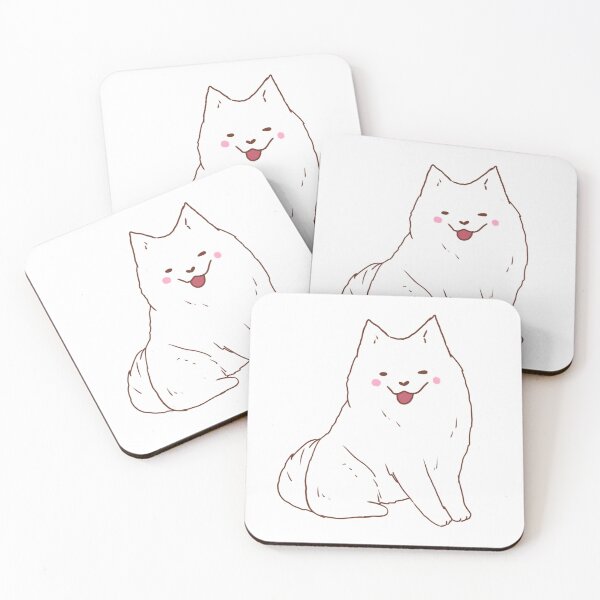 Item preview, Cute samoyed dog smiling  designed and sold by Mayarart.