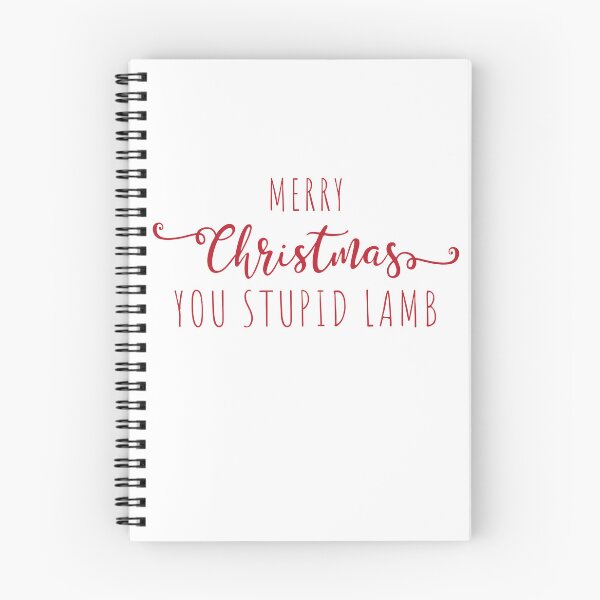 Item preview, Merry Christmas you stupid lamb designed and sold by SpiderMonkey913.