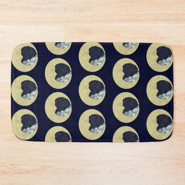 Item preview, Dreamer Sleepy Moon in the Starry Night Sky designed and sold by ReverieDaze.