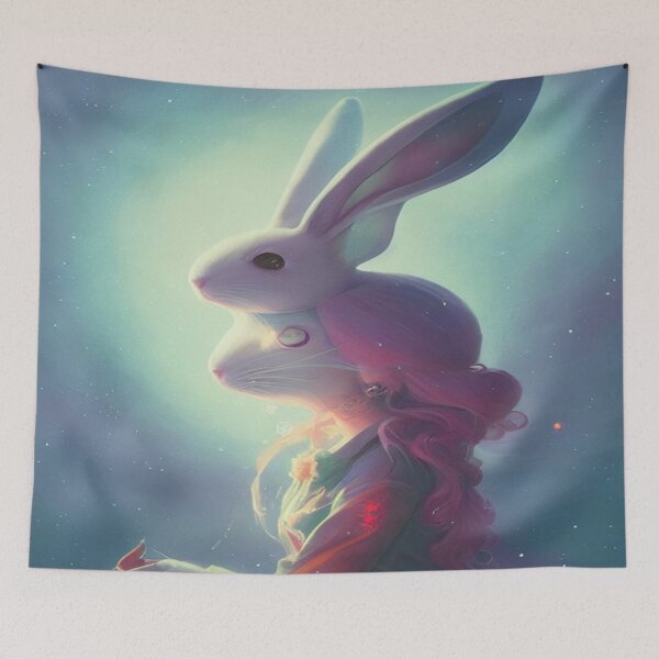 Item preview, Cosmic Mystical Rabbit designed and sold by Itsheartshop.