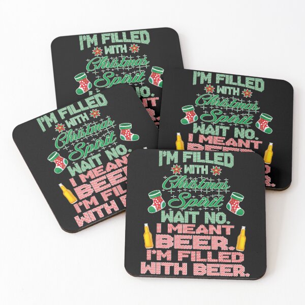 Item preview, Im filled with christmas spirit beer ugly christmas  designed and sold by GomeThomas.