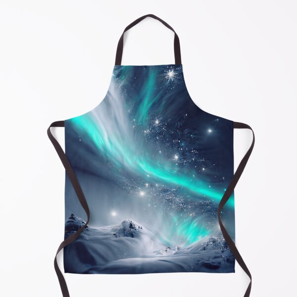Item preview, Northern lights on a snowy mountens designed and sold by Sub-AIRTist.
