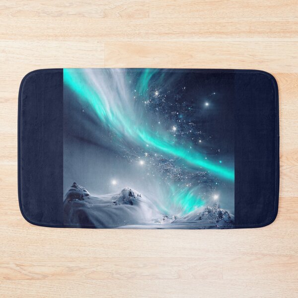 Item preview, Northern lights on a snowy mountens designed and sold by Sub-AIRTist.