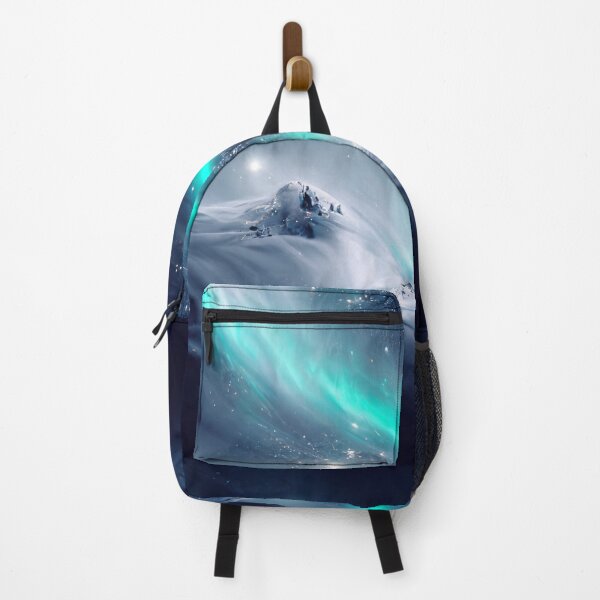 Item preview, Northern lights on a snowy mountens designed and sold by Sub-AIRTist.