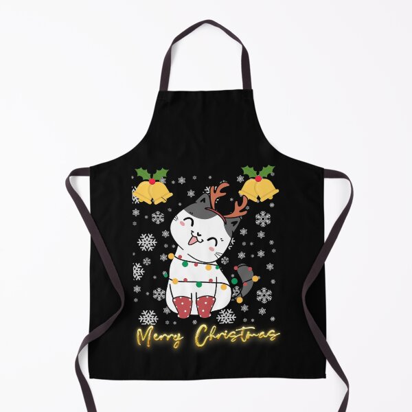 Item preview, Black santa cat tangled up in lights christmas santa | Merry Christmas funny cats sayings and quotes | gifts for Christmas designed and sold by ThanksVibe.