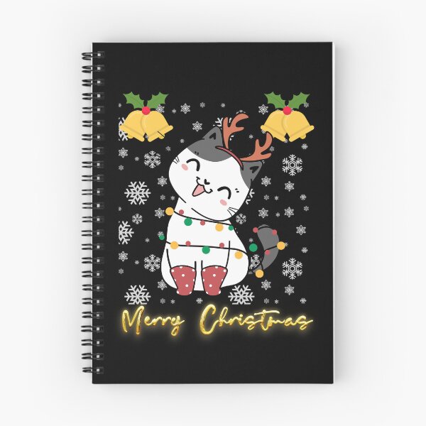 Item preview, Black santa cat tangled up in lights christmas santa | Merry Christmas funny cats sayings and quotes | gifts for Christmas designed and sold by ThanksVibe.