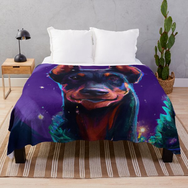 Item preview, Cute Dobermann Drawing designed and sold by WeHeartAnimals.