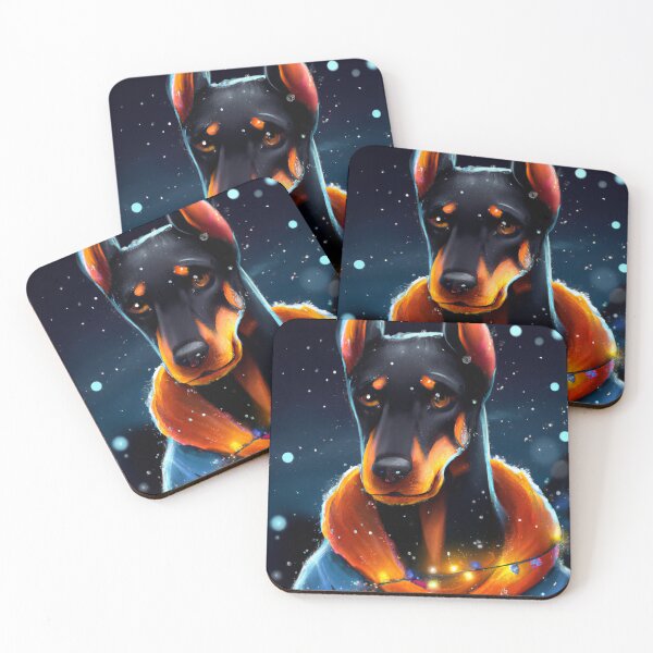 Item preview, Cute Dobermann Drawing designed and sold by WeHeartAnimals.