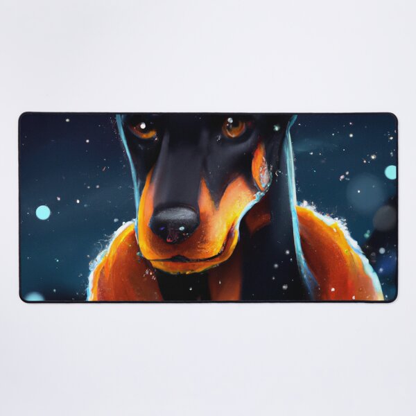 Item preview, Cute Dobermann Drawing designed and sold by WeHeartAnimals.