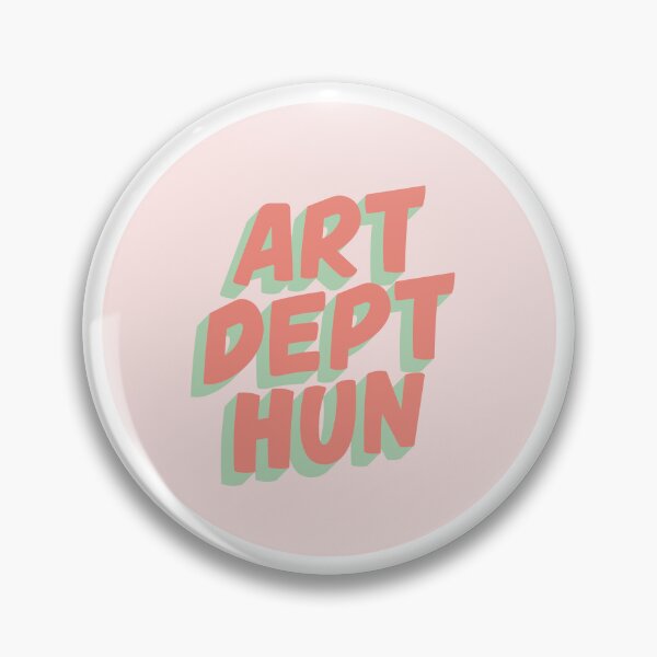 Item preview, Art Dept Hun Pink Background Circle Logo designed and sold by ArtDeptHun.