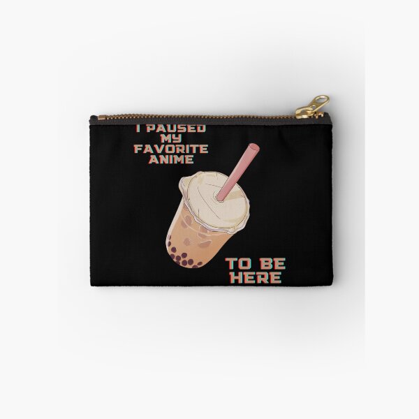 Item preview, i PAUSED MY ANIME TO BE HERE designed and sold by inurey.
