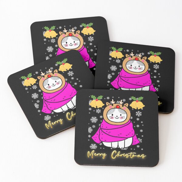 Item preview, Black santa cat tangled up in lights christmas santa | Merry Christmas funny cats sayings and quotes | gifts for Christmas designed and sold by ThanksVibe.