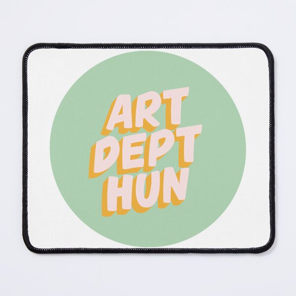 Item preview, Art Dept Hun Green Background Circle Logo designed and sold by ArtDeptHun.
