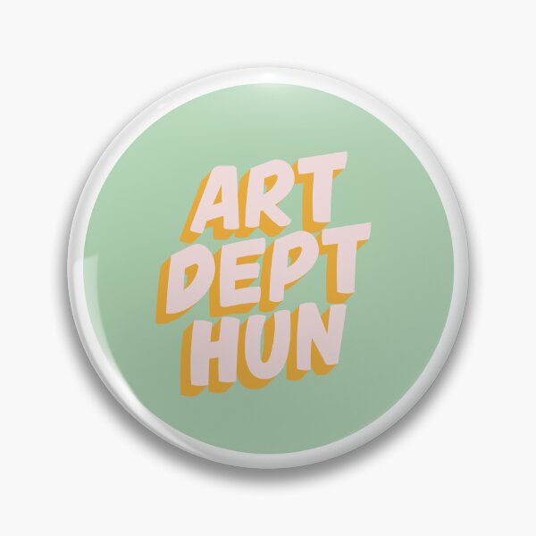 Item preview, Art Dept Hun Green Background Circle Logo designed and sold by ArtDeptHun.