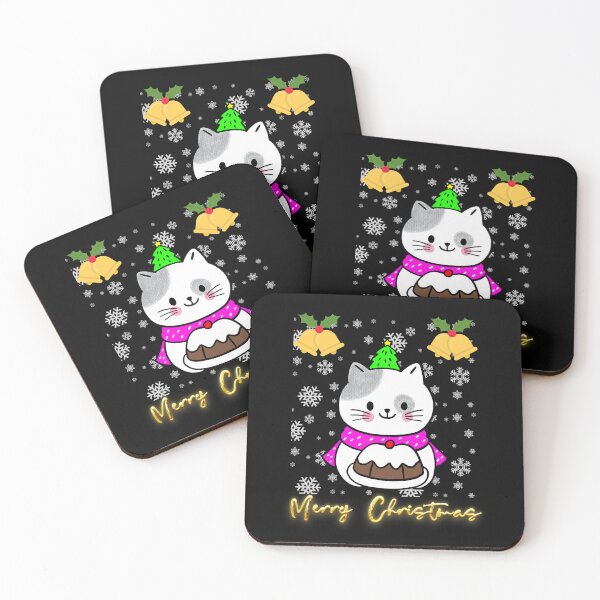 Item preview, Black santa cat tangled up in lights christmas santa | Merry Christmas funny cats sayings and quotes | gifts for Christmas designed and sold by ThanksVibe.