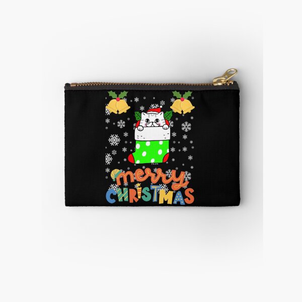 Item preview, Black santa cat tangled up in lights christmas santa | Merry Christmas funny cats sayings and quotes | gifts for Christmas designed and sold by ThanksVibe.