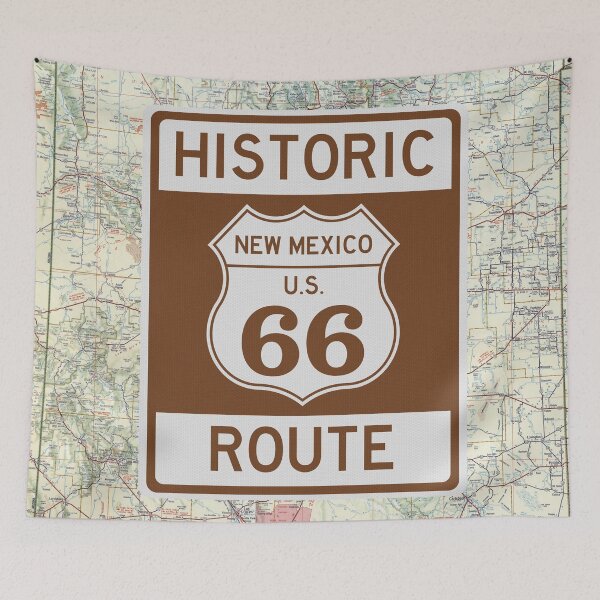 Item preview, Historic Route 66 Marker New Mexico designed and sold by Enzwell.