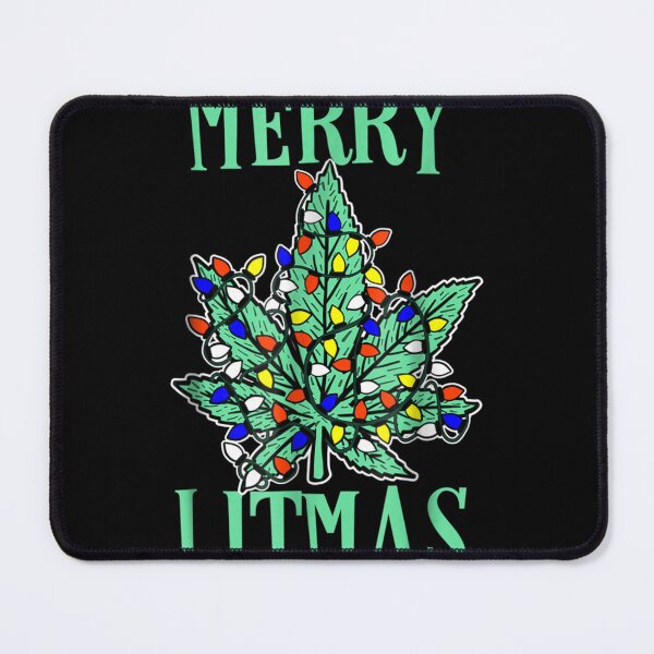 Item preview, Merry litmas pot leaf christmas tree lights marijuana  designed and sold by GomeThomas.