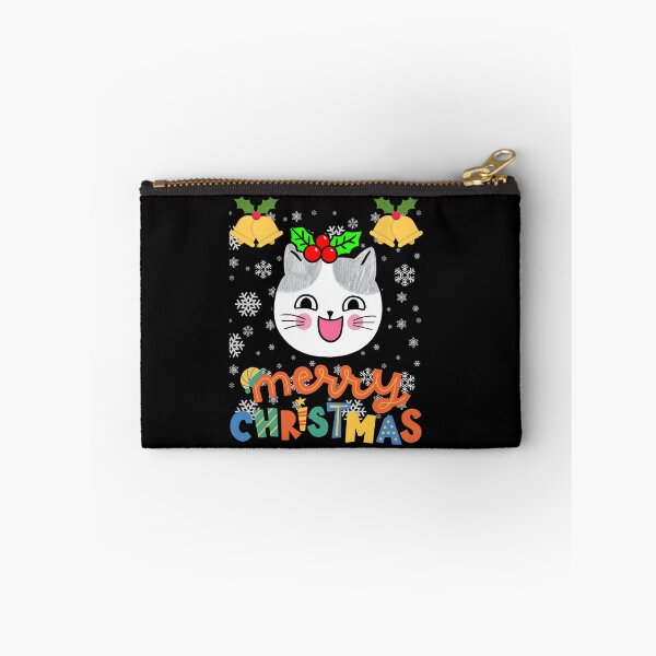 Item preview, Black santa cat tangled up in lights christmas santa | Merry Christmas funny cats sayings and quotes | gifts for Christmas designed and sold by ThanksVibe.