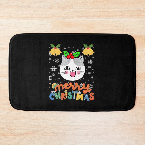 Artikelvorschau, Schwarze Weihnachtskatze verheddert sich in Lichtern Weihnachtsmann | Frohe Weihnachten lustige Katzen Sprüche und Zitate | Geschenke zu Weihnachten entworfen und verkauft von ThanksVibe.