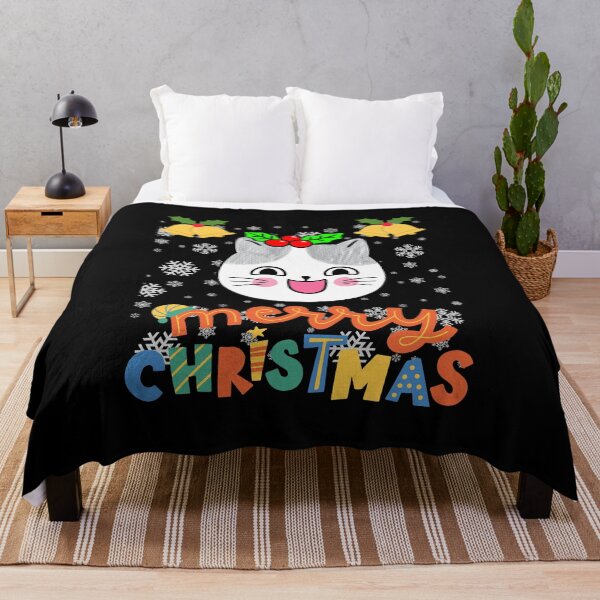 Item preview, Black santa cat tangled up in lights christmas santa | Merry Christmas funny cats sayings and quotes | gifts for Christmas designed and sold by ThanksVibe.