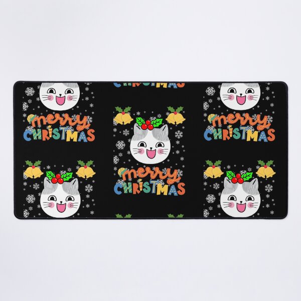 Item preview, Black santa cat tangled up in lights christmas santa | Merry Christmas funny cats sayings and quotes | gifts for Christmas designed and sold by ThanksVibe.