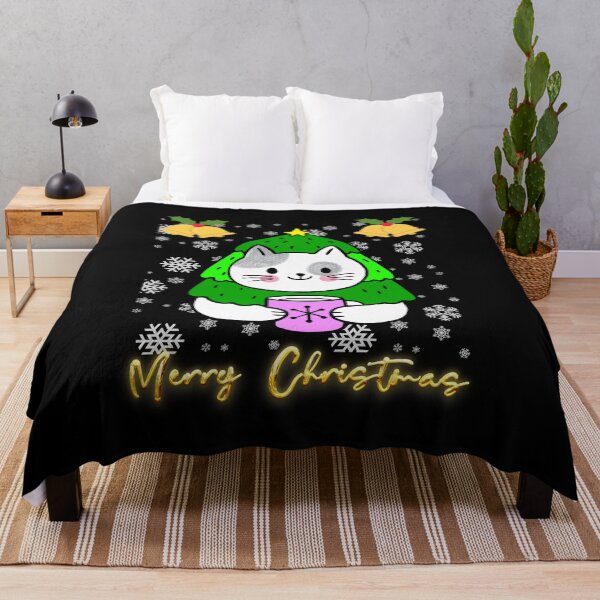 Item preview, Black santa cat tangled up in lights christmas santa | Merry Christmas funny cats sayings and quotes | gifts for Christmas designed and sold by ThanksVibe.