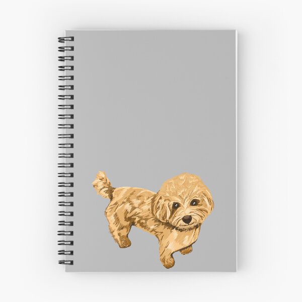 Artikelvorschau, Beigey der Zwergpudel auf Grau entworfen und verkauft von Quick Brown Fox Canada.