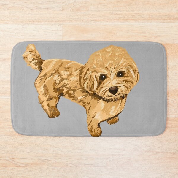 Item preview, Beigey the toy poodle on Gray designed and sold by Quick Brown Fox Canada.