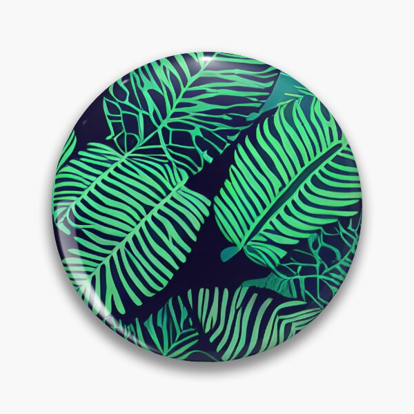 Item preview, Dark tropical green leaf patter #18 designed and sold by supeart.