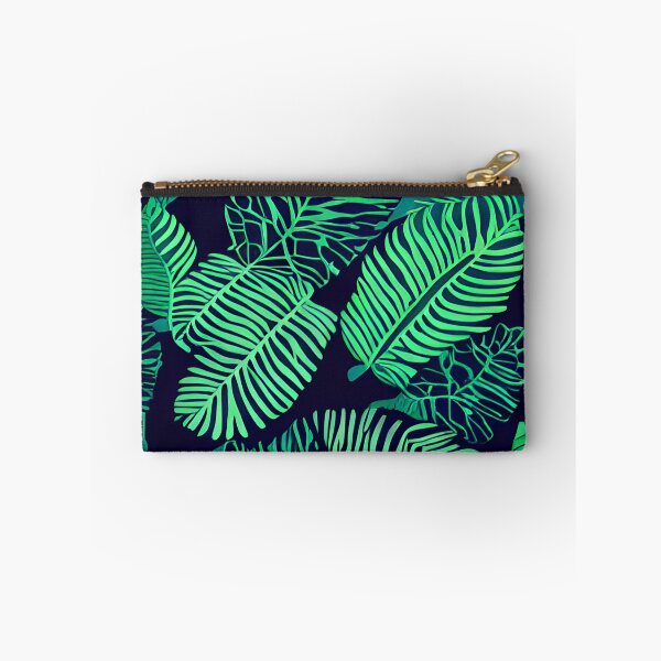 Item preview, Dark tropical green leaf patter #18 designed and sold by supeart.