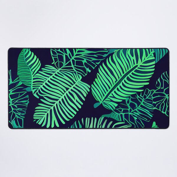 Item preview, Dark tropical green leaf patter #18 designed and sold by supeart.