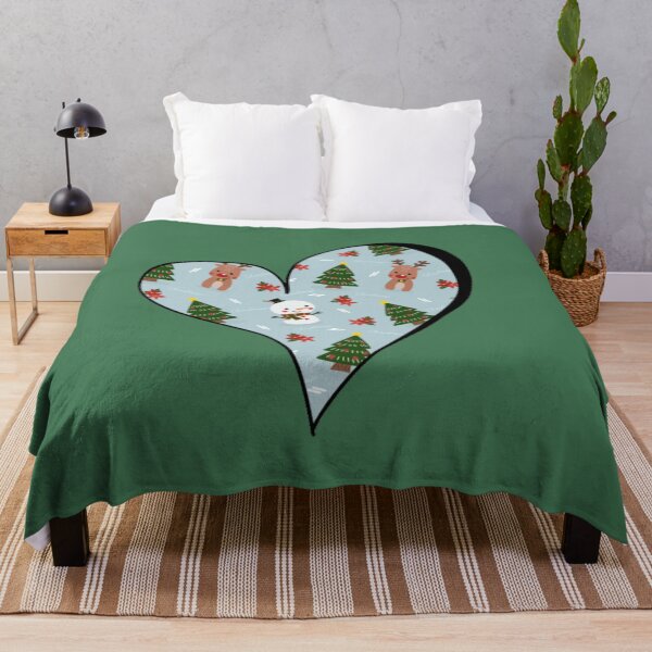 Item preview, Heart With Christmas Pattern designed and sold by LMoonDesigns.